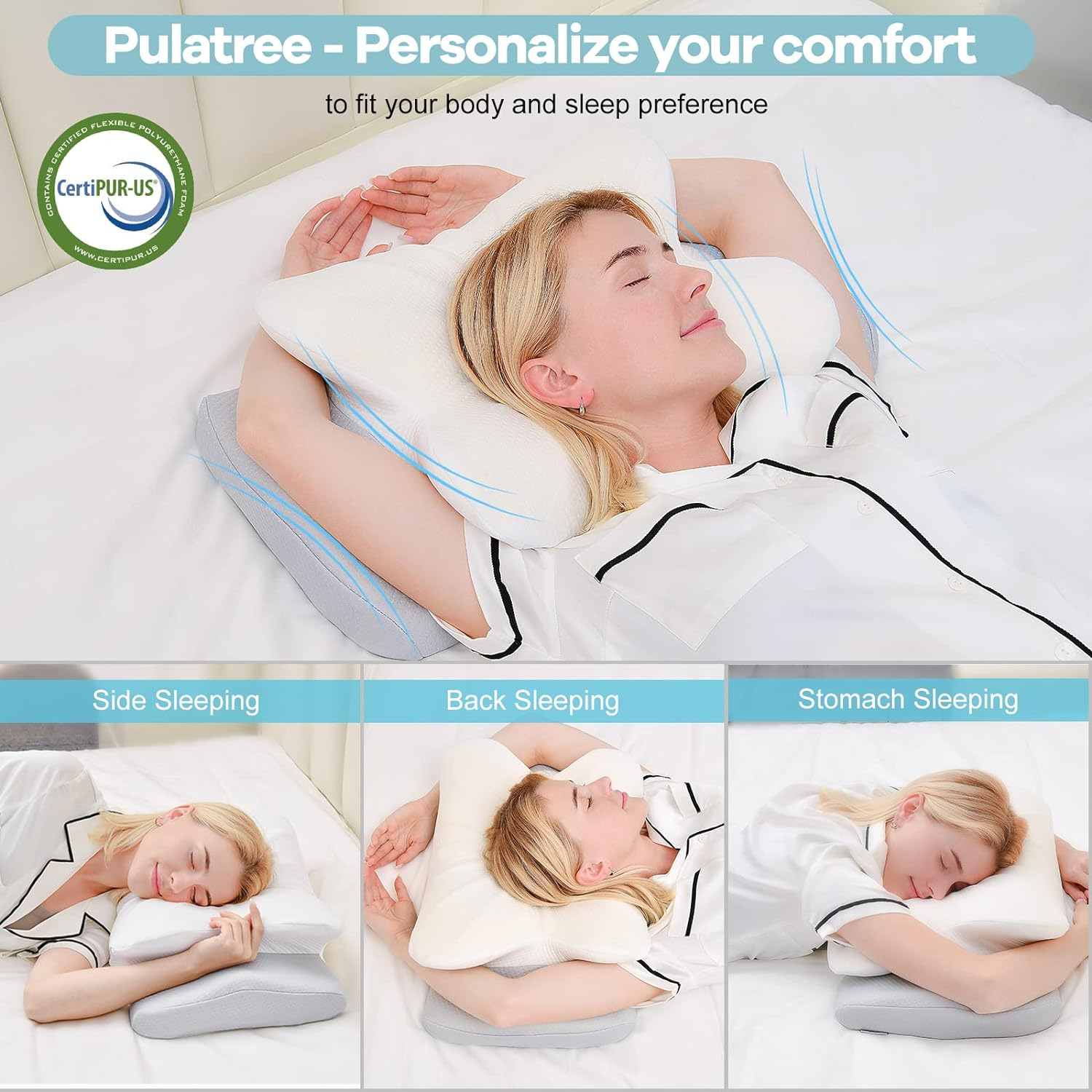 SpineAlign Orthopedic Pillow
