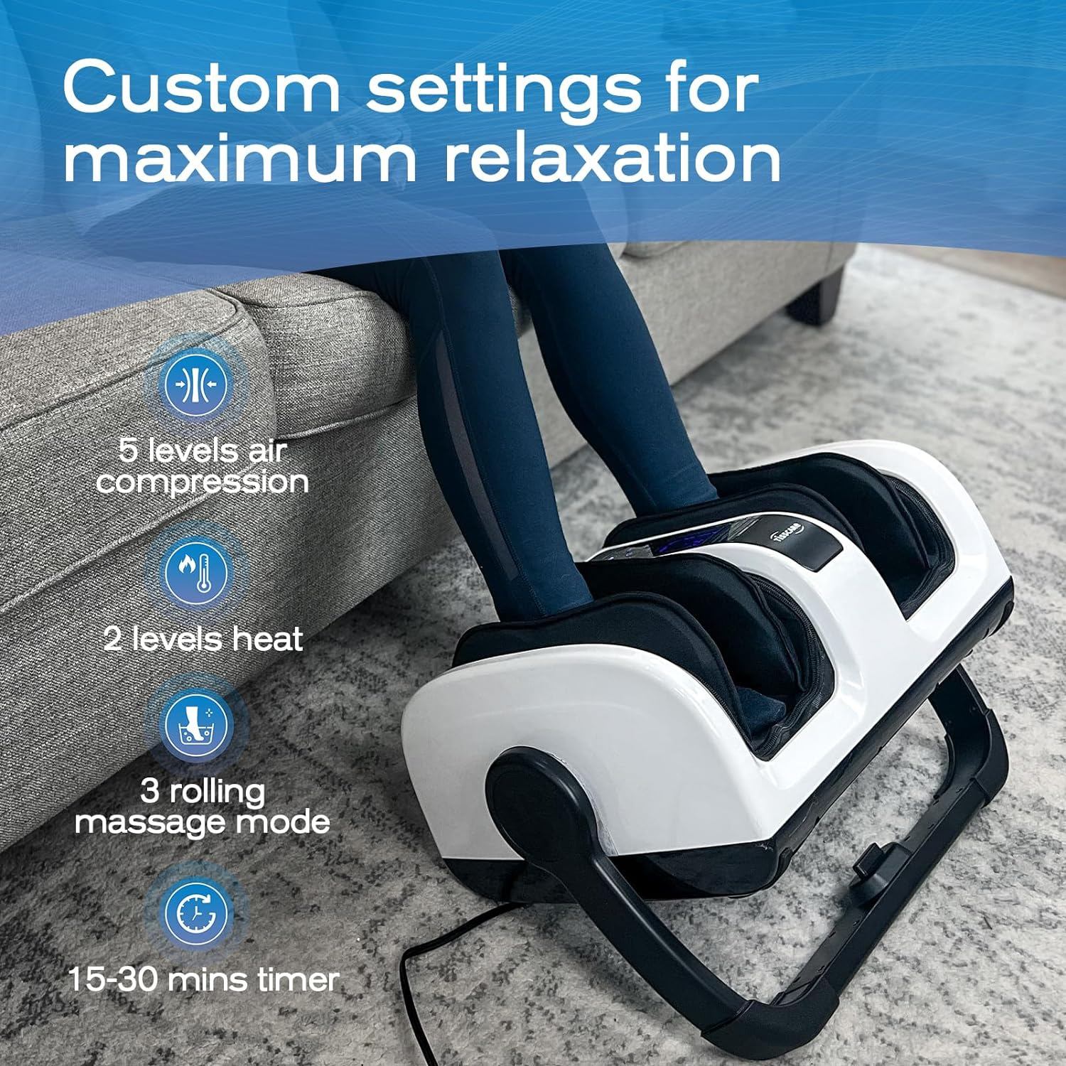ComfortWave Leg Relief Device