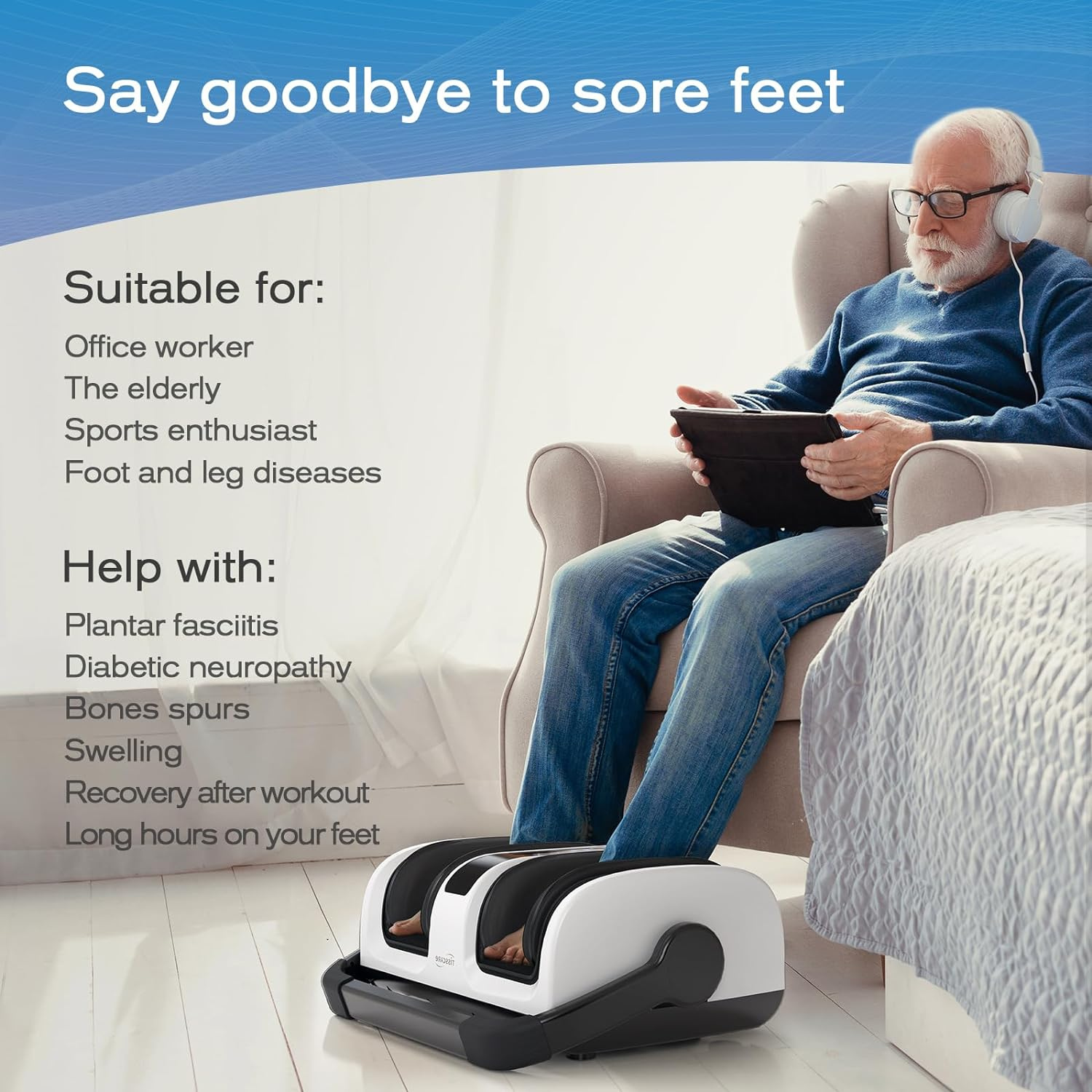 ComfortWave Leg Relief Device