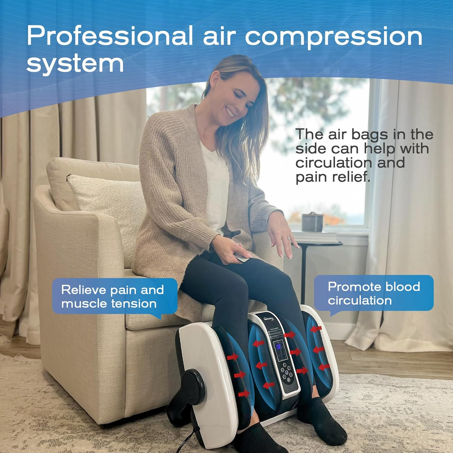 ComfortWave Leg Relief Device